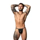 Male Power Liquid Onyx Wetlook G-String – Black – One Size — Photo 3