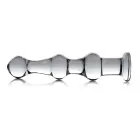 Mammoth Glass kolme munakesega dildo – 17.8 cm (7″) – läbipaistev — Foto 4