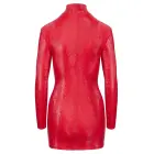 Cottelli PARTY Red Snakeskin Long Sleeve Dress – XL — Photo 7