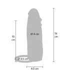 Hydrated Skin vibruojanti varpos rankovė – 16 cm (6.3″) – kūno spalva — Nuotrauka 2