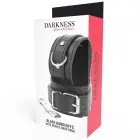 Darkness – reguliuojamos PVC riešų apyrankės su dvigubu sutvirtinimu – juodos — Nuotrauka 5