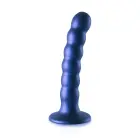 Pärlitega G-punkti dildo iminapaga – 13 cm (5″) – sinine — Foto 2