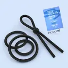 Daltons - Silicone Cockring Set – Black — Photo 5