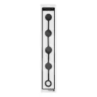 Silicone Anal Balls – L – Black — Photo 1