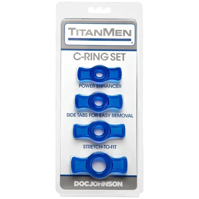 TitanMen Tools Cock Ring Set – 4-Pack