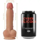 CYBERSILICOCK Ansel Strap-On Dildo with Harness & 3 Rings – 15.5 cm (6.1″) – Skin — Photo 6