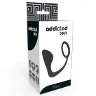 Addicted Toys Intimate Plug with Black Support Ring – 10 cm – Black — Photo 4