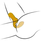 Jūsu jaunais iecienītākais dubultais vibrators – dzeltens Foto 12