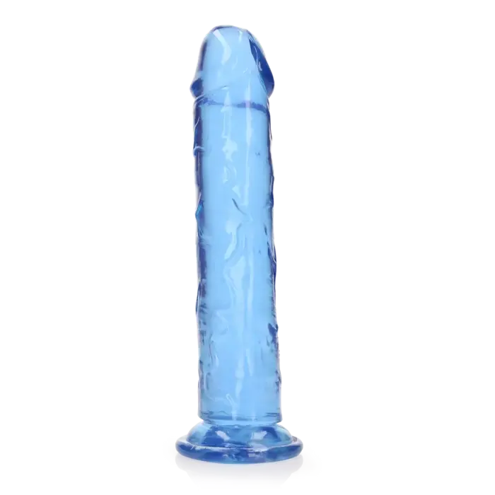 Taisns reālistisks dildo ar piesūcekni – 25 cm (9.8″) – Caurspīdīgs Foto 7