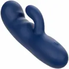 CalExotics Cashmere Silk Duo двойной вибратор – 16.5 cm (6.5″) – синий — Фото 1