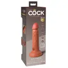 King Cock Elite 15.2 cm (6″) вибродидл – телесный — Фото 6