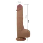 PRETTY LOVE Tommy Realistic Vibrator – 23 cm (8.9″) – Brown — Photo 10
