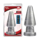 Silver Bump Canaan Analinis Kištukas – 20 cm (8″) – Sidabro Efektas — Nuotrauka 6