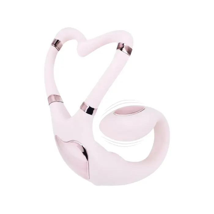 AD. Venus + APP двойной вибратор – 11.2 cm (4.4″) – розовый