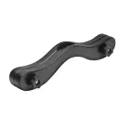 Thorns Spiked Wooden Humbler – BDSM scrotal restraint – beechwood, flat-tip spikes – black — Photo 1