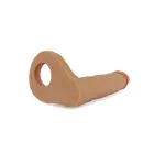 LoveToy The Ultra Soft Double – strap-on ring dildo – TPE – 6.25" — Photo 4
