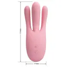 DIEGO trīs motoru dubultās stimulācijas vibrators – miesas krāsa — Foto 7