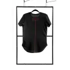 Modes T-krekls vīriešiem – melns – S Foto 2