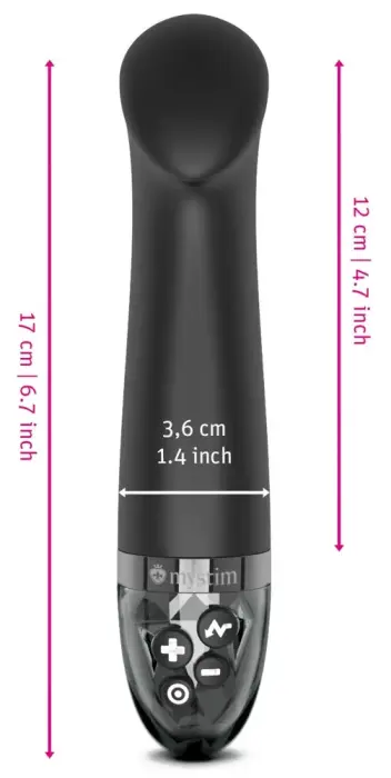 Mystim Right on Ron E-Stim vibrators – melns Foto 9