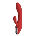 RED REVOLUTION SOFIA Duo vibrators – 21 cm (8.2″) – sarkans — Foto 2