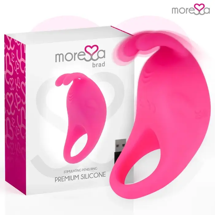 Moressa Brad Premium Silicone Rechargeable Intimate Ring – Pink