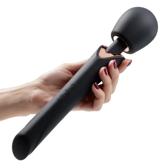 CRUSHIOUS HOLLY Перезаряжаемый wand вибратор – 30 см – черный