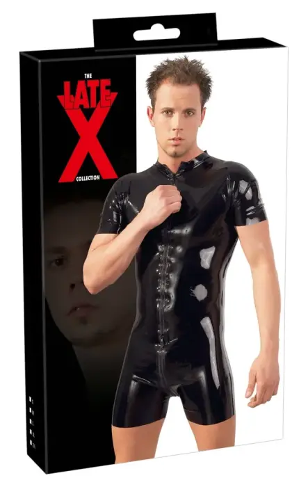 Latex Men's Short Bodysuit – One Size