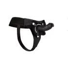 Ouch! Realistiškas strap-on dildas – 7" / 18 cm – Juodas — Nuotrauka 3