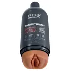 PDX Plug Shower Therapy Soothing Scrub Intimate Device – 20.7 cm – Tan — Photo 2
