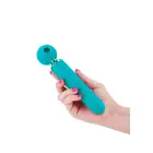 Revel Fae vibrators ar kustību, gaisa pulsa un vibrācijas režīmiem – 18 cm (7″) – zils Foto 4