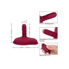 Dual Rider Thrust & Grind vibratorius su stūmimo funkcija ir dviem varikliais – raudonas — Nuotrauka 4