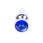 Plug-Jewellery Silver anaaltapp – 9.5 cm (3.7″) – Sinine — Foto 1