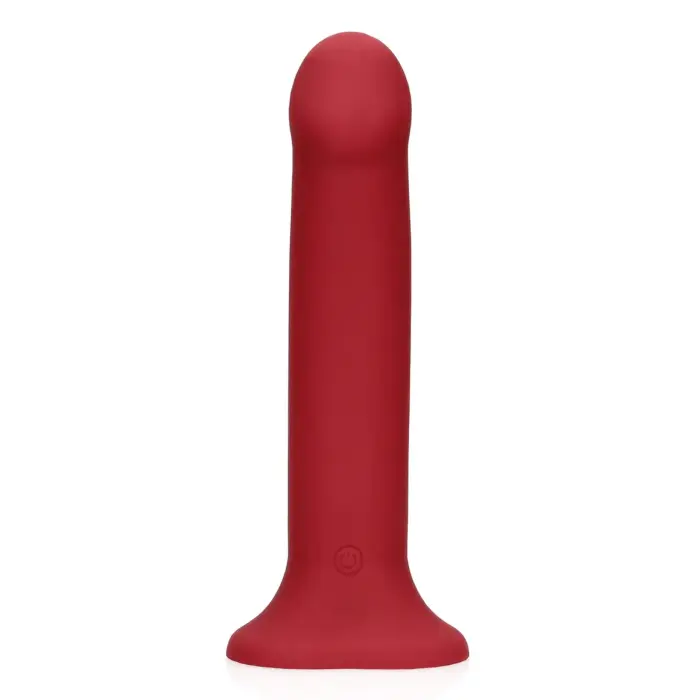 Nefaliskais vibrējošais dildo – liels – sarkans Foto 4