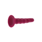 Strap-on rievots dildo – 16 cm (6.3″) – Sarkans — Foto 6