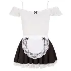 Cottelli Collection istabenes kleita – melns un balts – XL — Foto 4