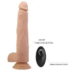 Pretty Love Nolan – realistiškas sukamojo ir stūmiamojo judesio dildo – 24,5 cm — Nuotrauka 6