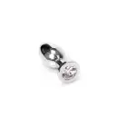 Jewel Butt Plug – 7.5 cm (3″) – Clear — Photo 1