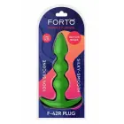 FORTO F-42R Rattler Spiral Beads anālo bumbiņu ķēde – zaļš — Foto 1