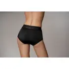 Vibrējoša strap-on biksīšu uzkabe – XS/S – melna — Foto 4