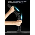 Optimus Black dildo – 18.5 cm – Melns Foto 11