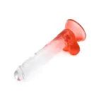 Kiotos Cox Colorful Dildo – 20 cm (8″) – Clear/Red — Photo 6