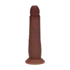 Vive REA226 – realistinis silikoninis dildo su slenkančia oda – rudas – 20,5 cm — Nuotrauka 1