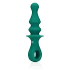 Pawn Shaped Vibrator - Peacock Plume – 16.5 cm – Green Photo