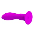PRETTY LOVE - Vibrating Anal Plug with Suction Cup – 12 cm – Black — Photo 5