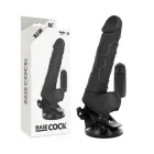 BASECOCK Black вибрирующий гибкий вибратор – 18.5 см (7.3″) – черный — Фото 1