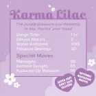 Unihorn Karma vienaragio vibratorius – 18 cm (7″) – violetinis — Nuotrauka 6