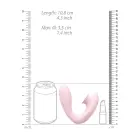 Desirable elastīgs gaisa pulsa vibrators – rozā Foto 8