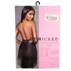 Cosette Babydoll Set with Lace and Cut-outs – Black – Plus Size Photo