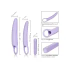 Dr. Laura Berman Isabelle 2 vibrējošu vaginālo dilatoru komplekts – violets Foto 4