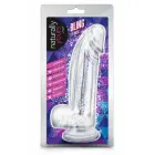 Blush Naturally Yours Bling Glitter Dildo with Suction Base – 19 cm, Sparkling Clear — Photo 1